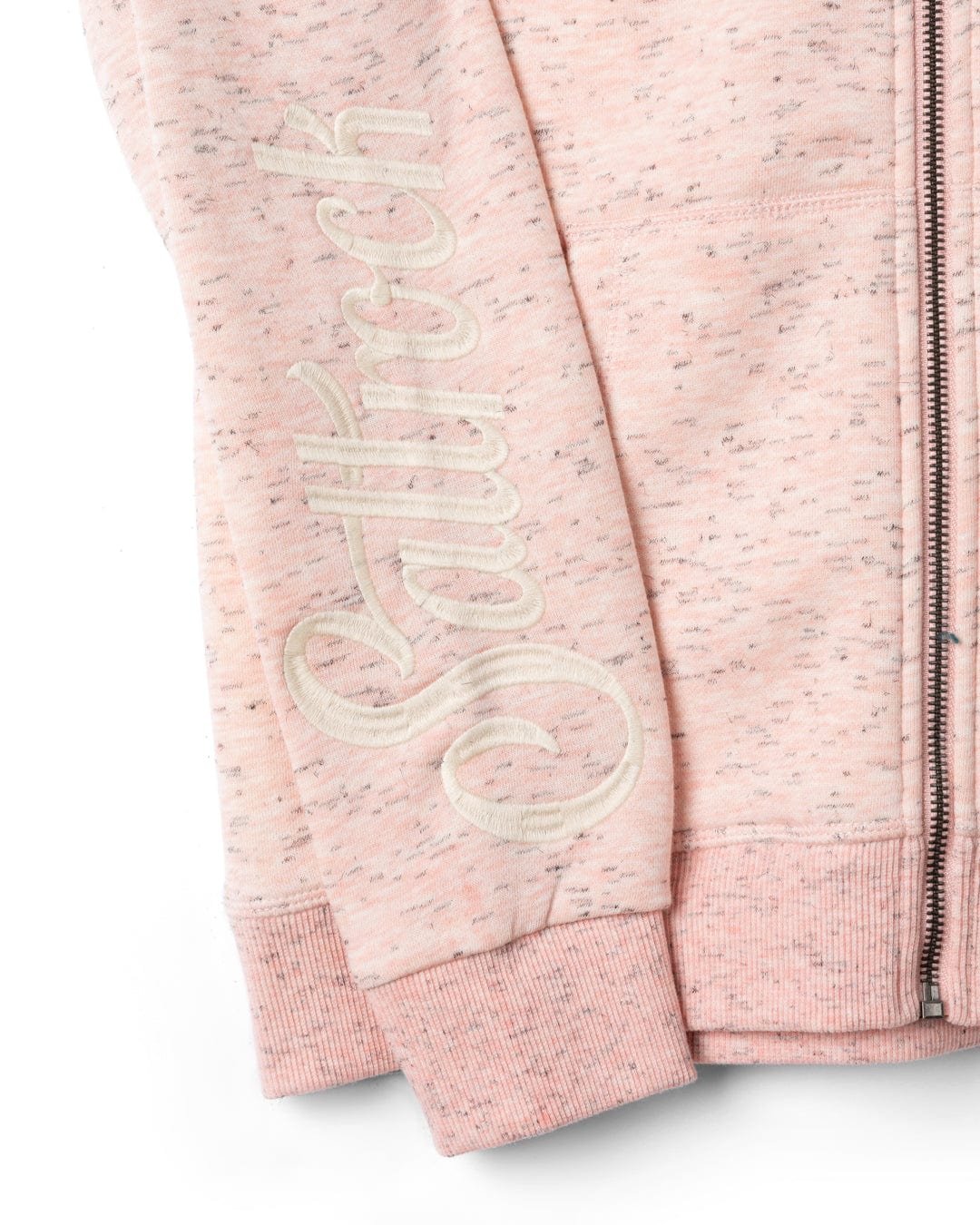Trader Sleeve Womens Borg Lined Hoodie in Light Pink - Image 12