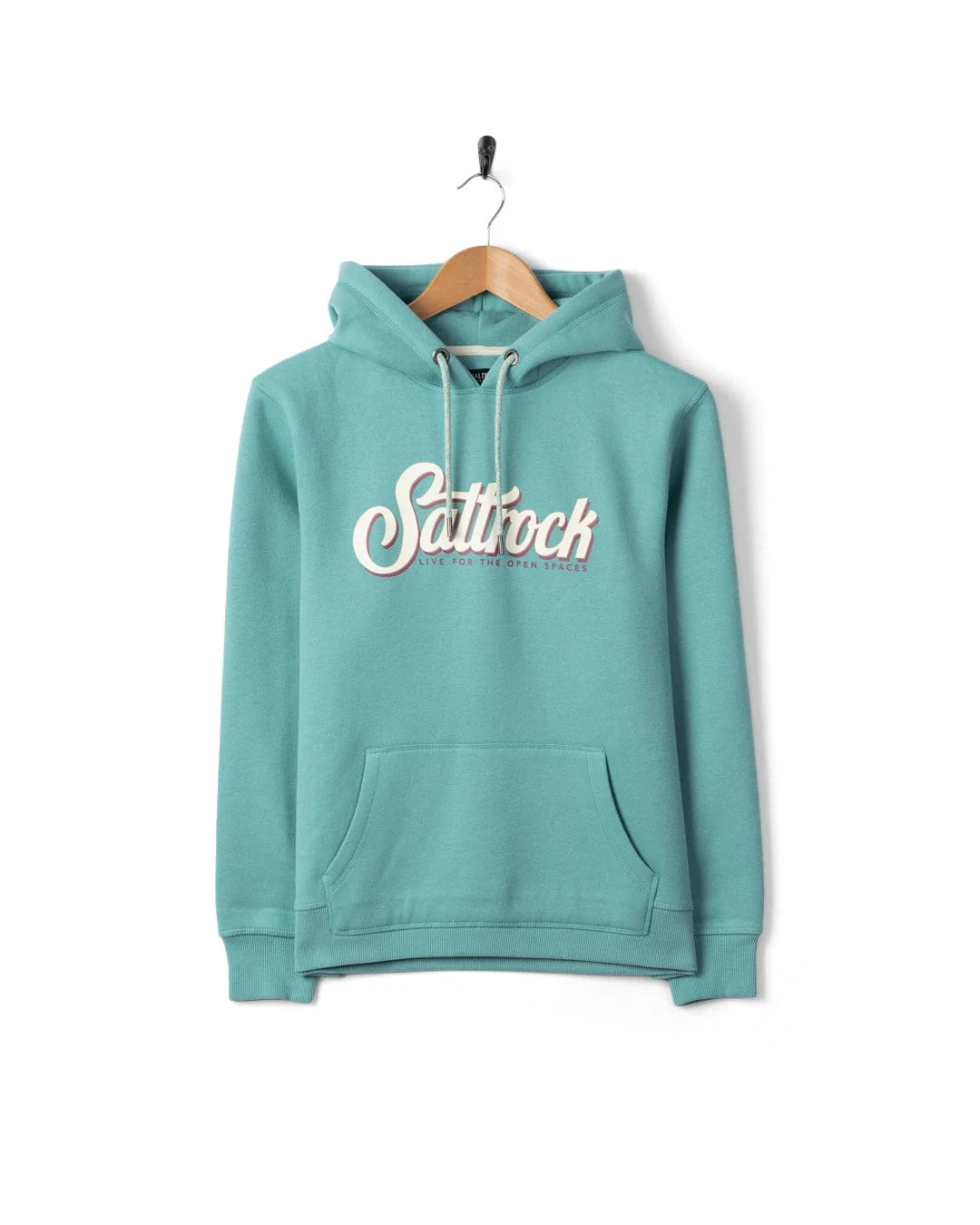Trader Triple Womens Pop Hoodie in Blue - Image 7