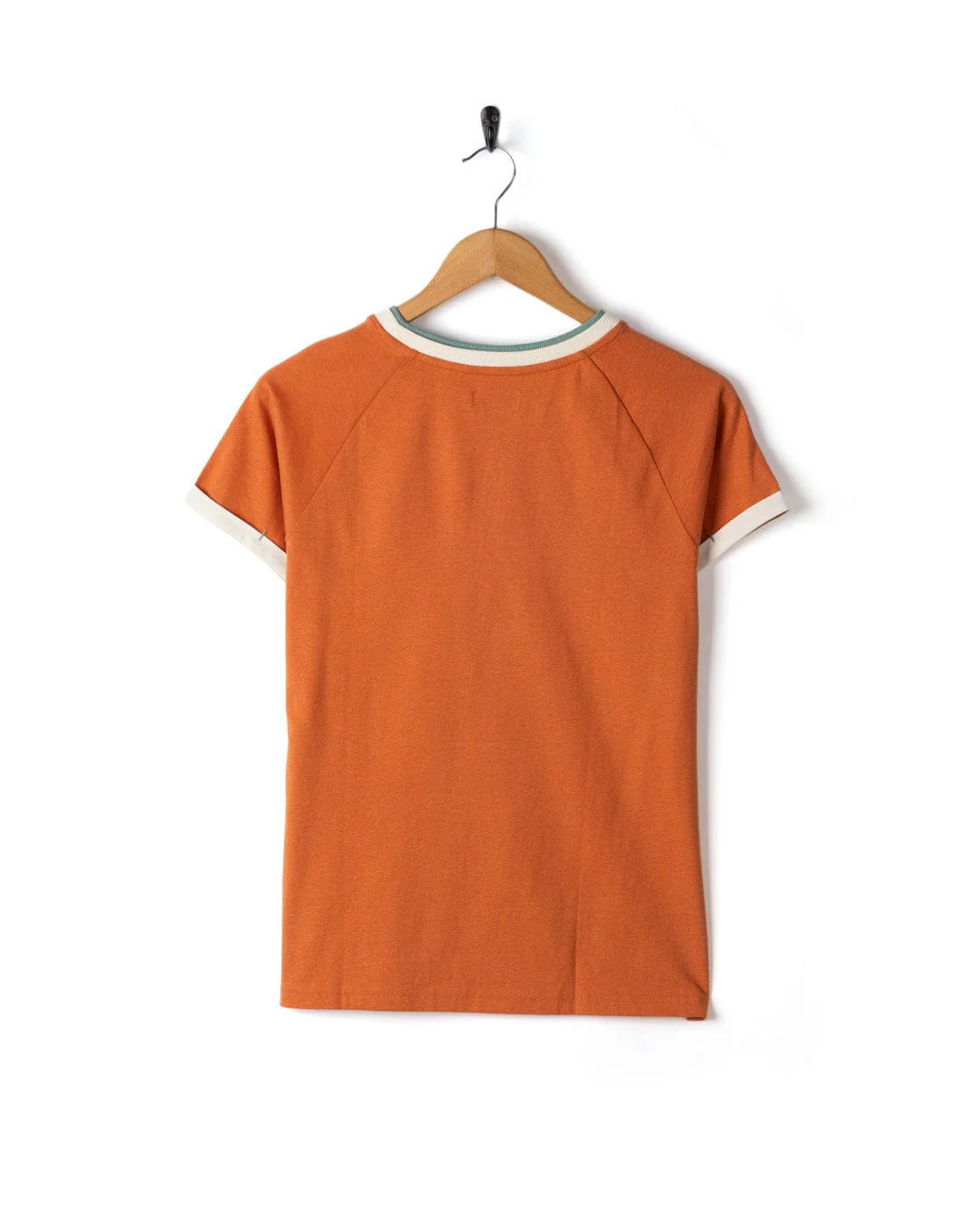 Trader Triple Womens Short Sleeve T-Shirt in Orange - Image 6