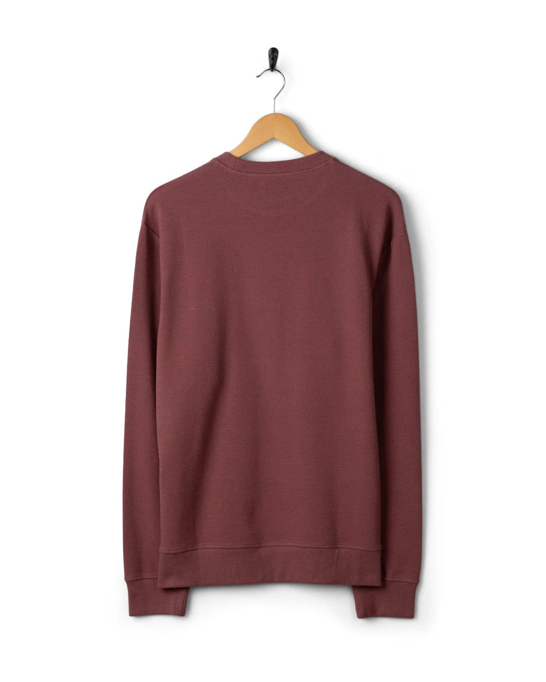 Trail Badge  Mens Sweatshirt in Dark Pink - Image 8
