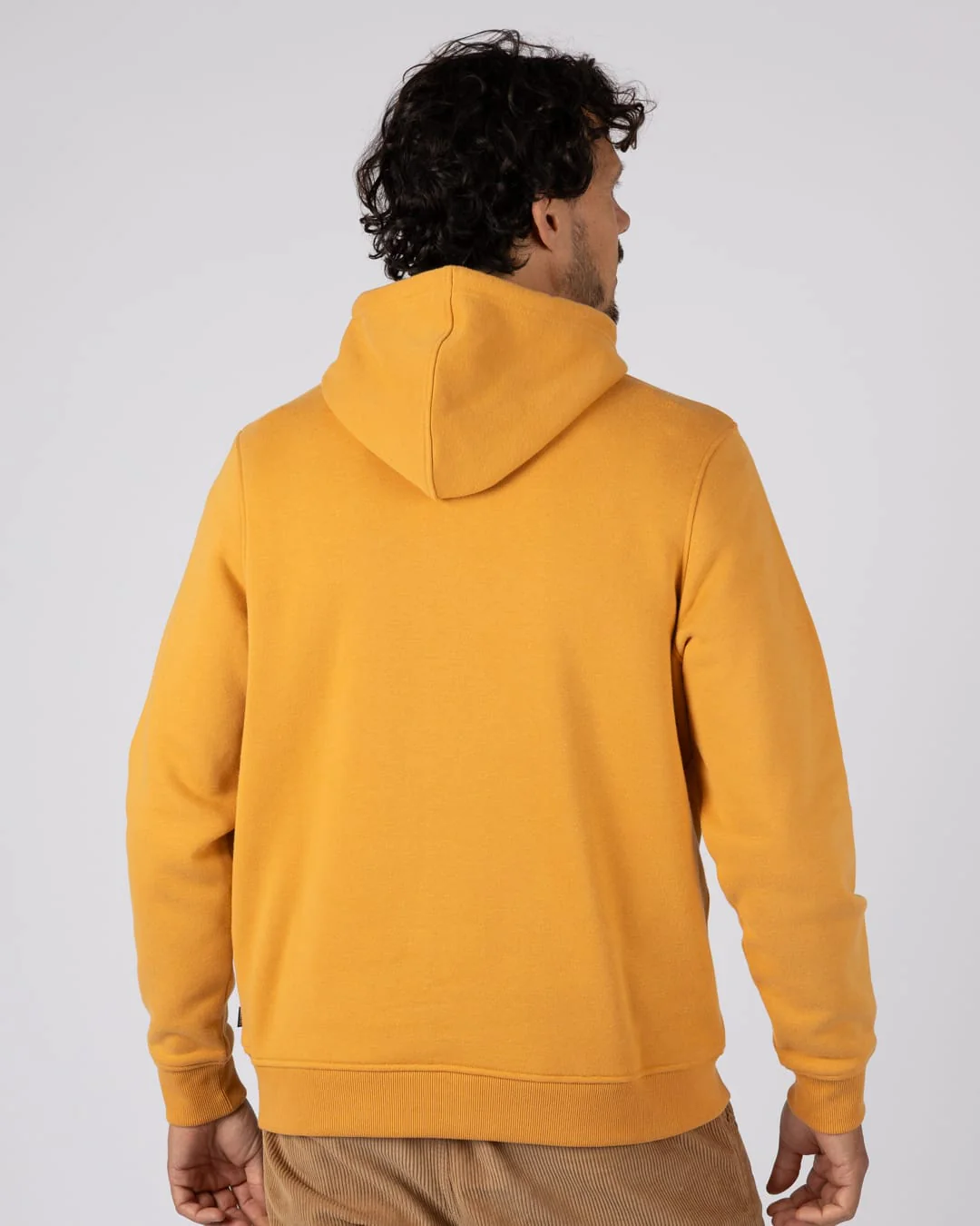 Trail Bus Mens Pop Hoodie in Yellow - Image 8