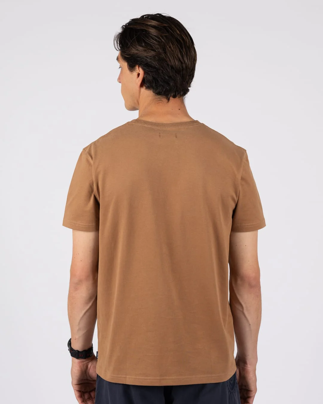 Trail Bus Mens Short Sleeve T-Shirt in Brown - Image 5