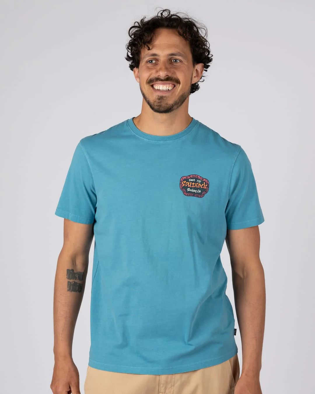Tribal Frame Mens Short Sleeve T-Shirt in Blue - Image 11