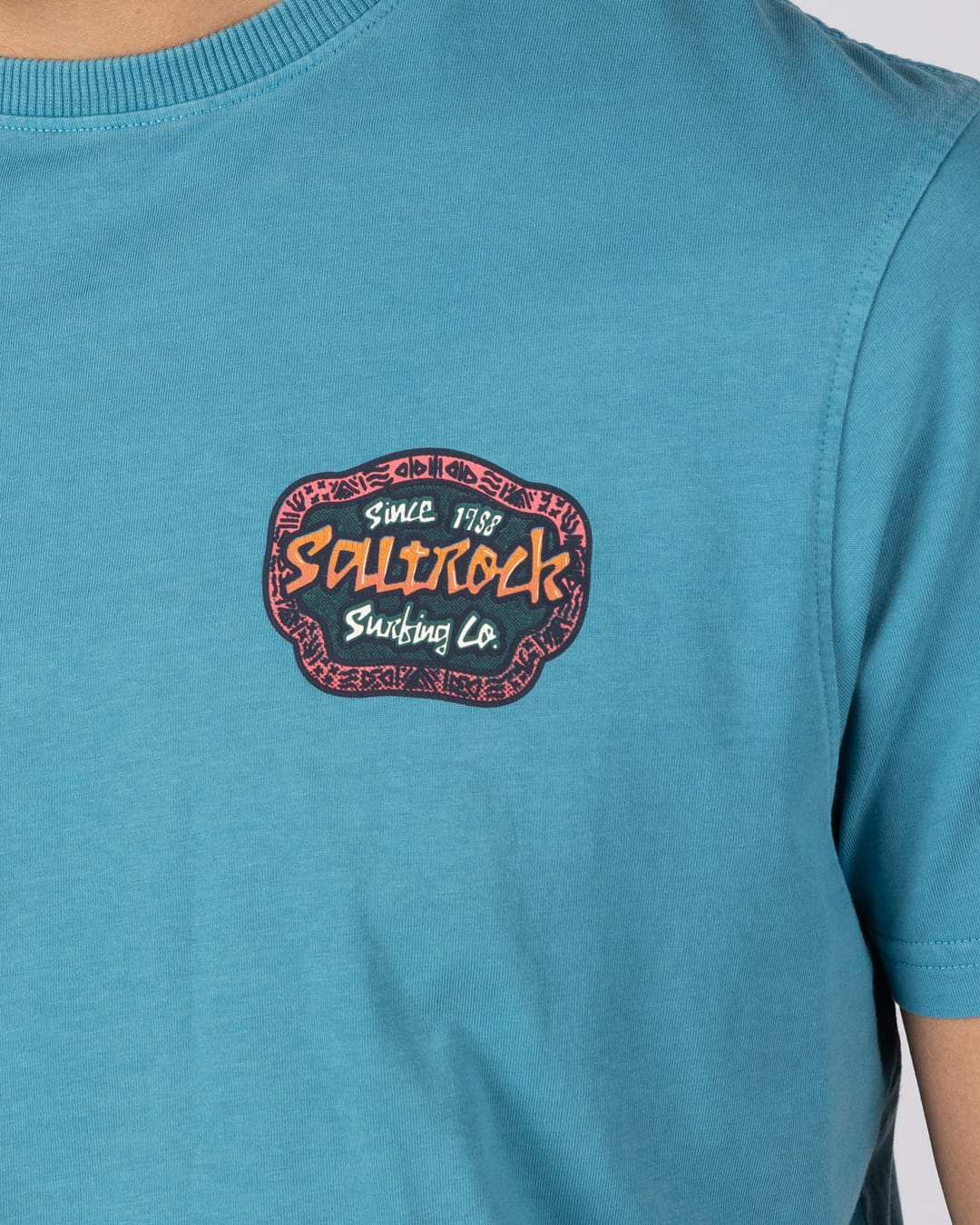 Tribal Frame Mens Short Sleeve T-Shirt in Blue - Image 8