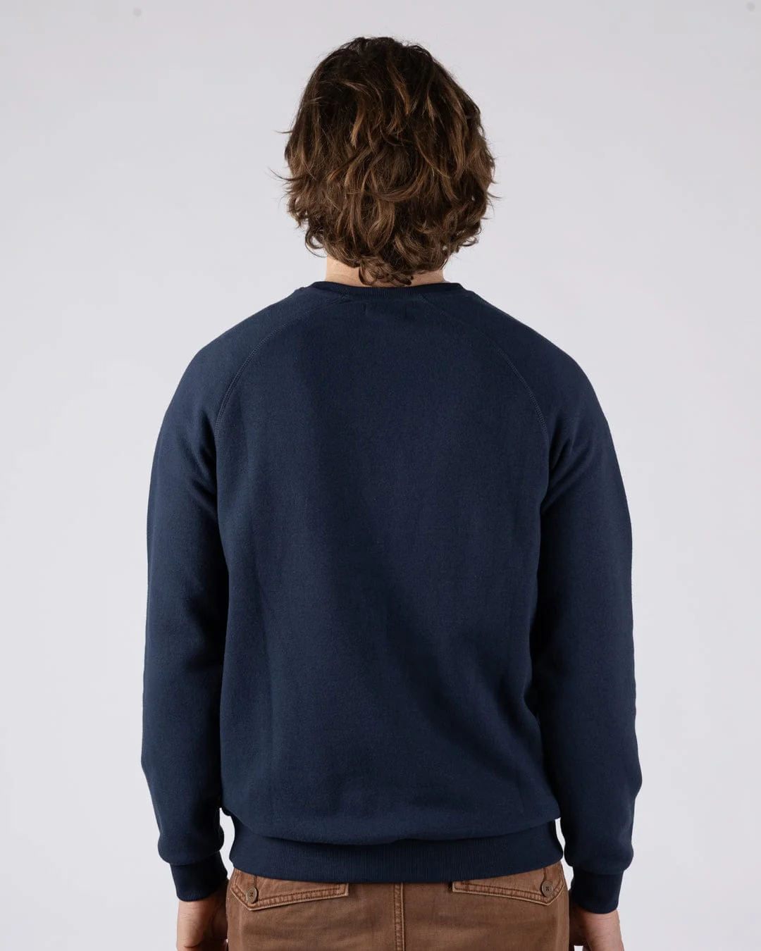 Tribal Stripe Mens Sweatshirt in Blue - Image 5