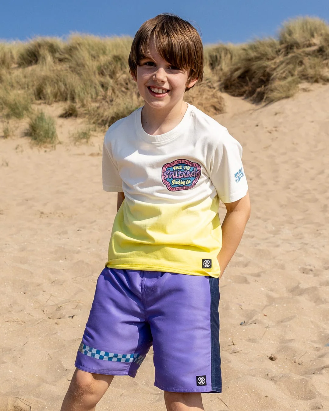 Tribe Surf Kids Swimshorts in Purple - Image 2