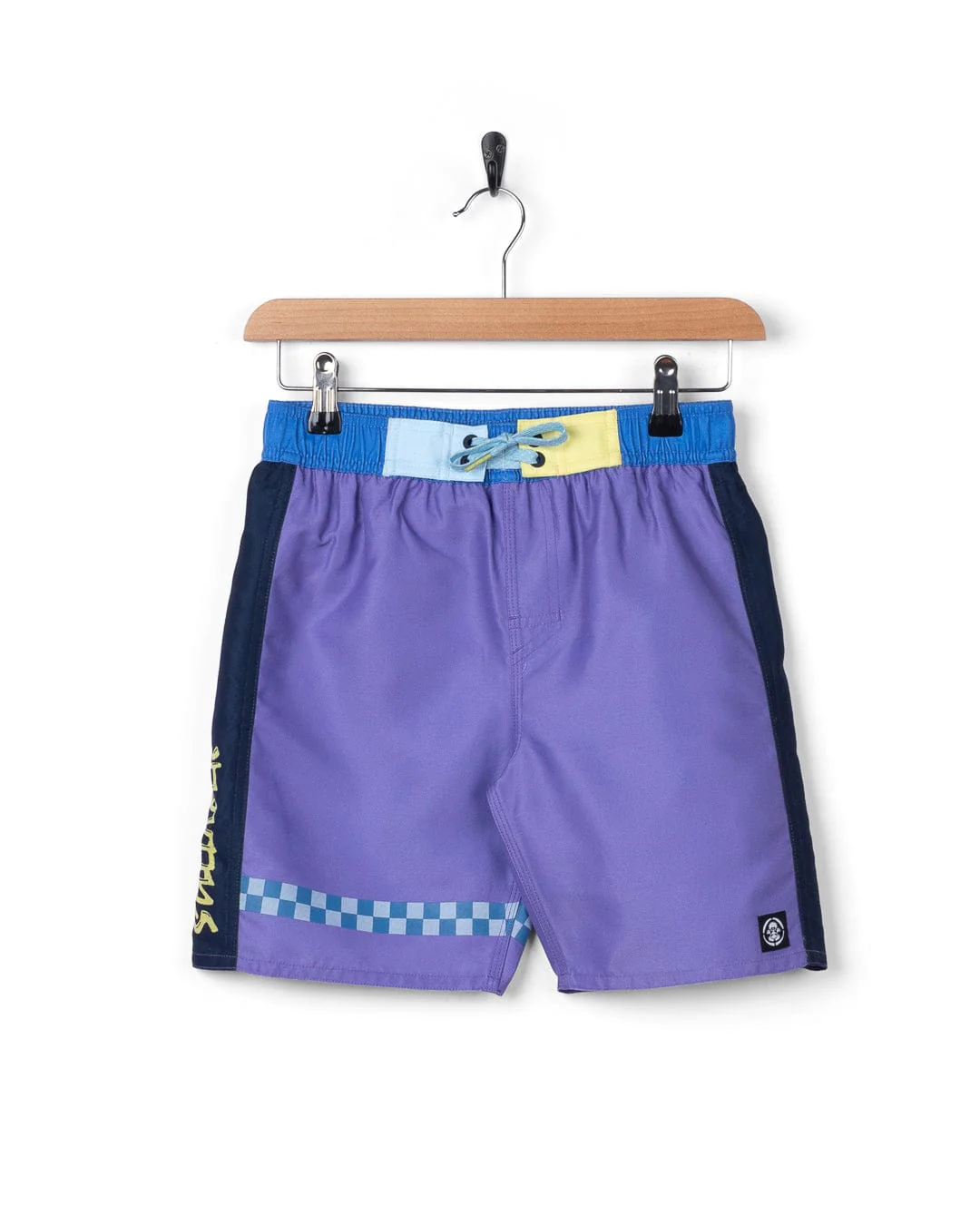 Tribe Surf Kids Swimshorts in Purple - Image 5