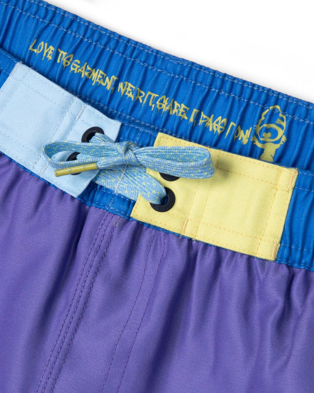 Tribe Surf Kids Swimshorts in Purple - Image 6