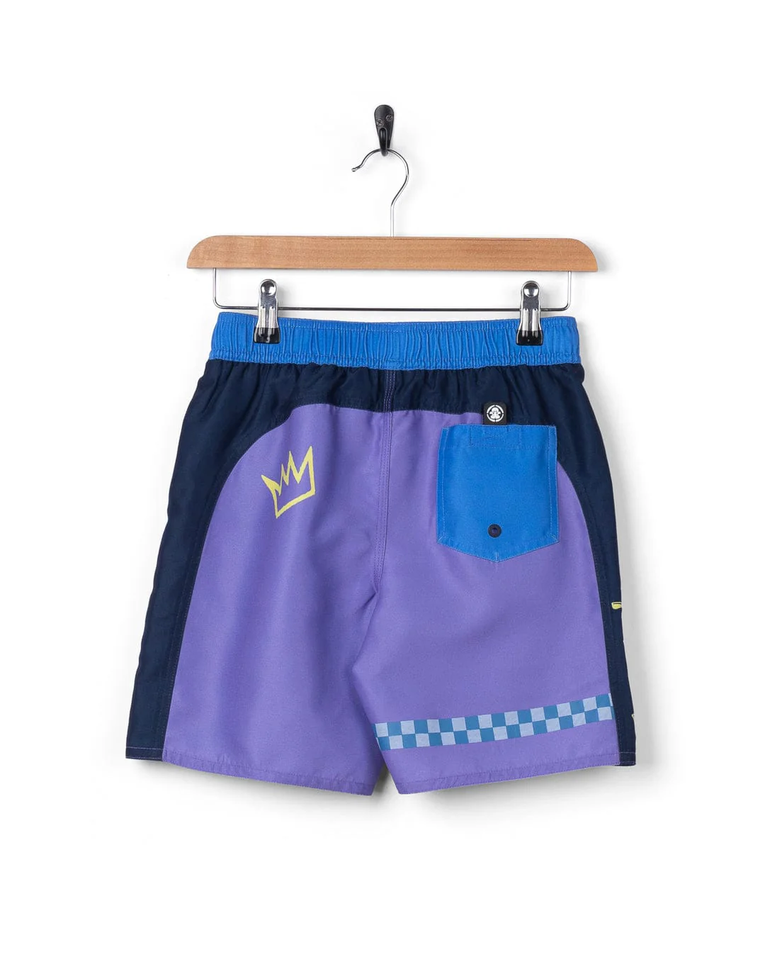 Tribe Surf Kids Swimshorts in Purple - Image 9