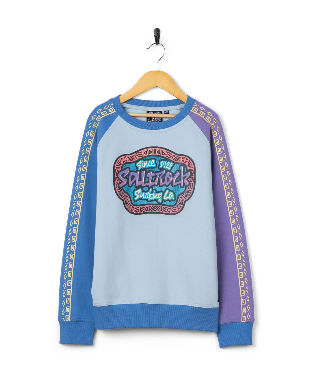 Tribe Kids Sweat Top in Light Blue