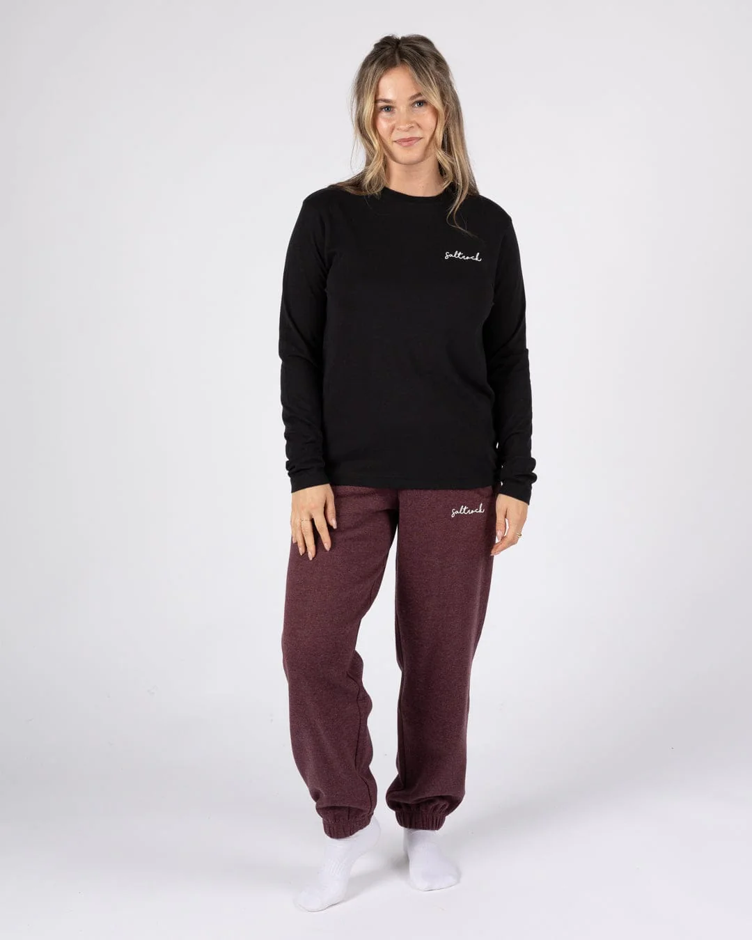Essential Womens Long Sleeve T-Shirt in Black