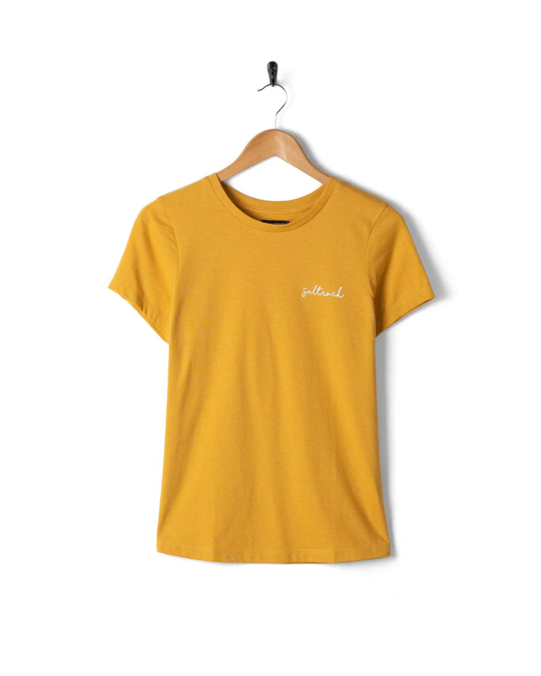 Essential Womens Short Sleeve T-Shirt in Yellow - Image 3