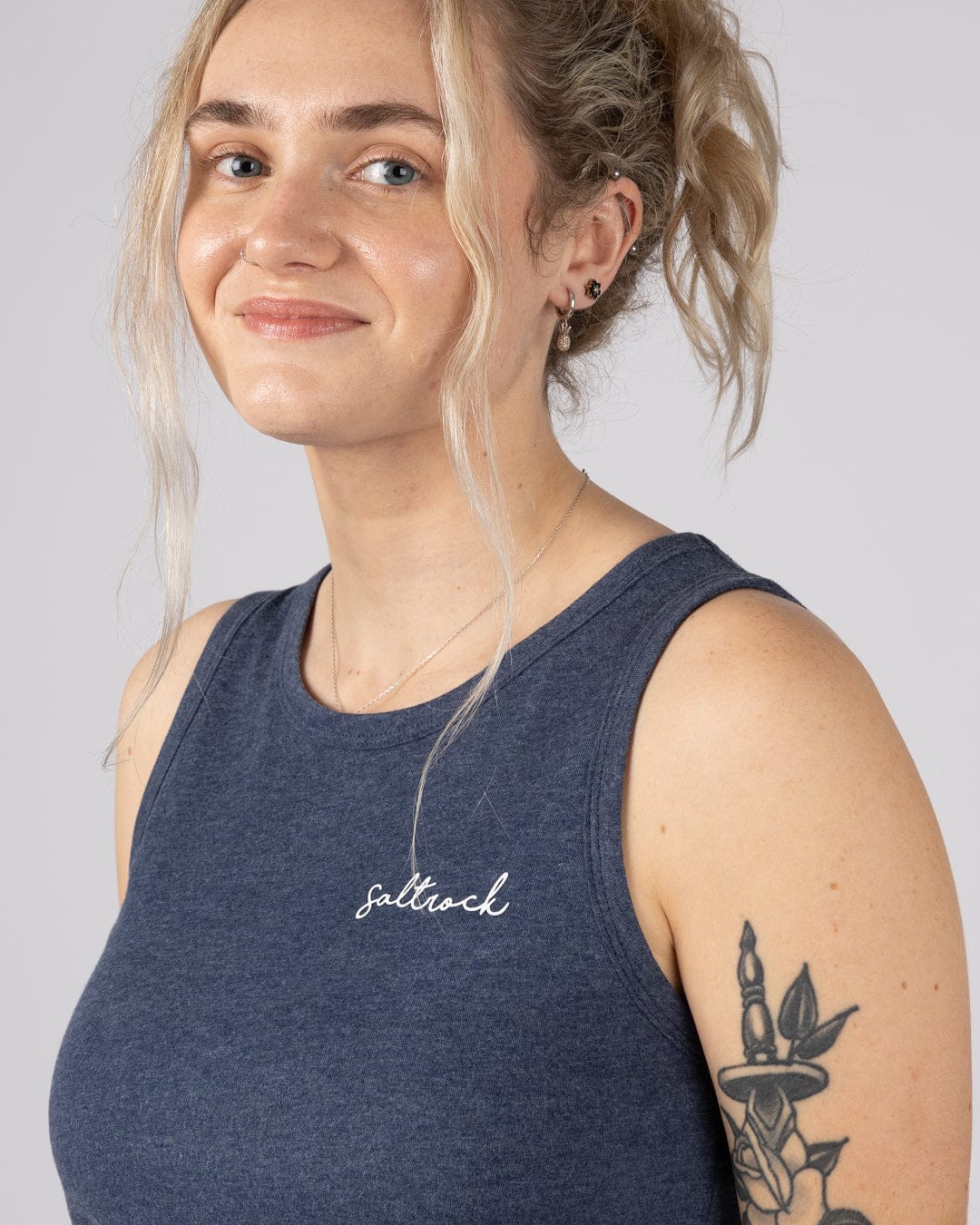 Essential Womens Vest in Blue - Image 4