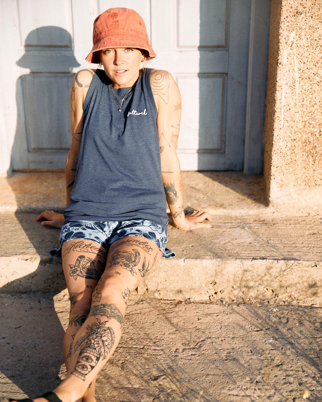 Essential Womens Vest in Blue - Image 7