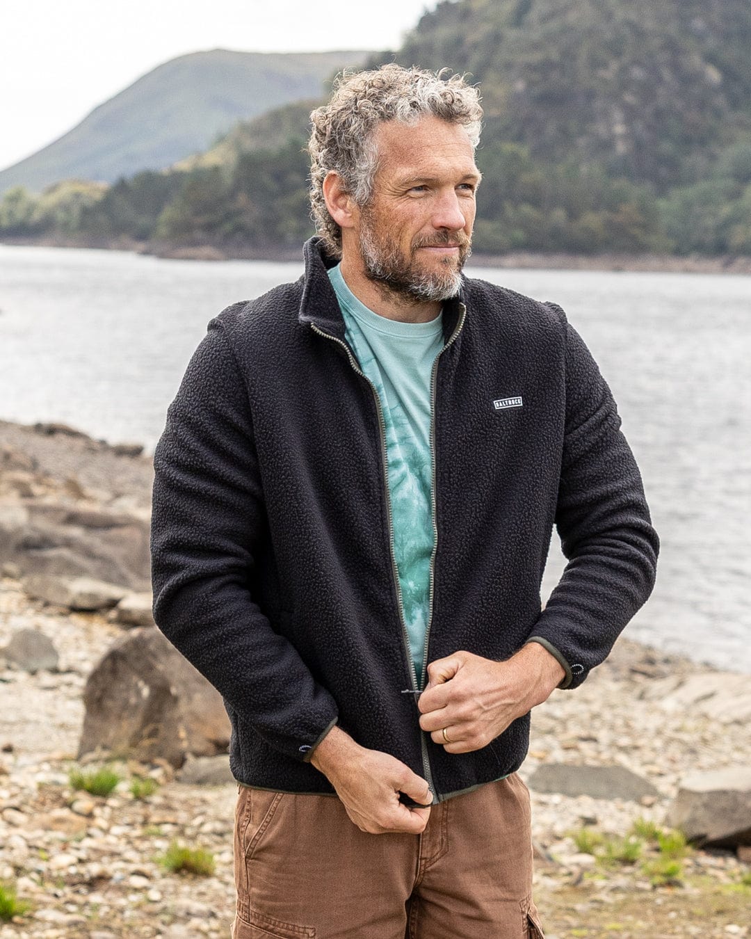 Verses Mens Water Resistant 3 in 1 Jacket in Green - Image 7