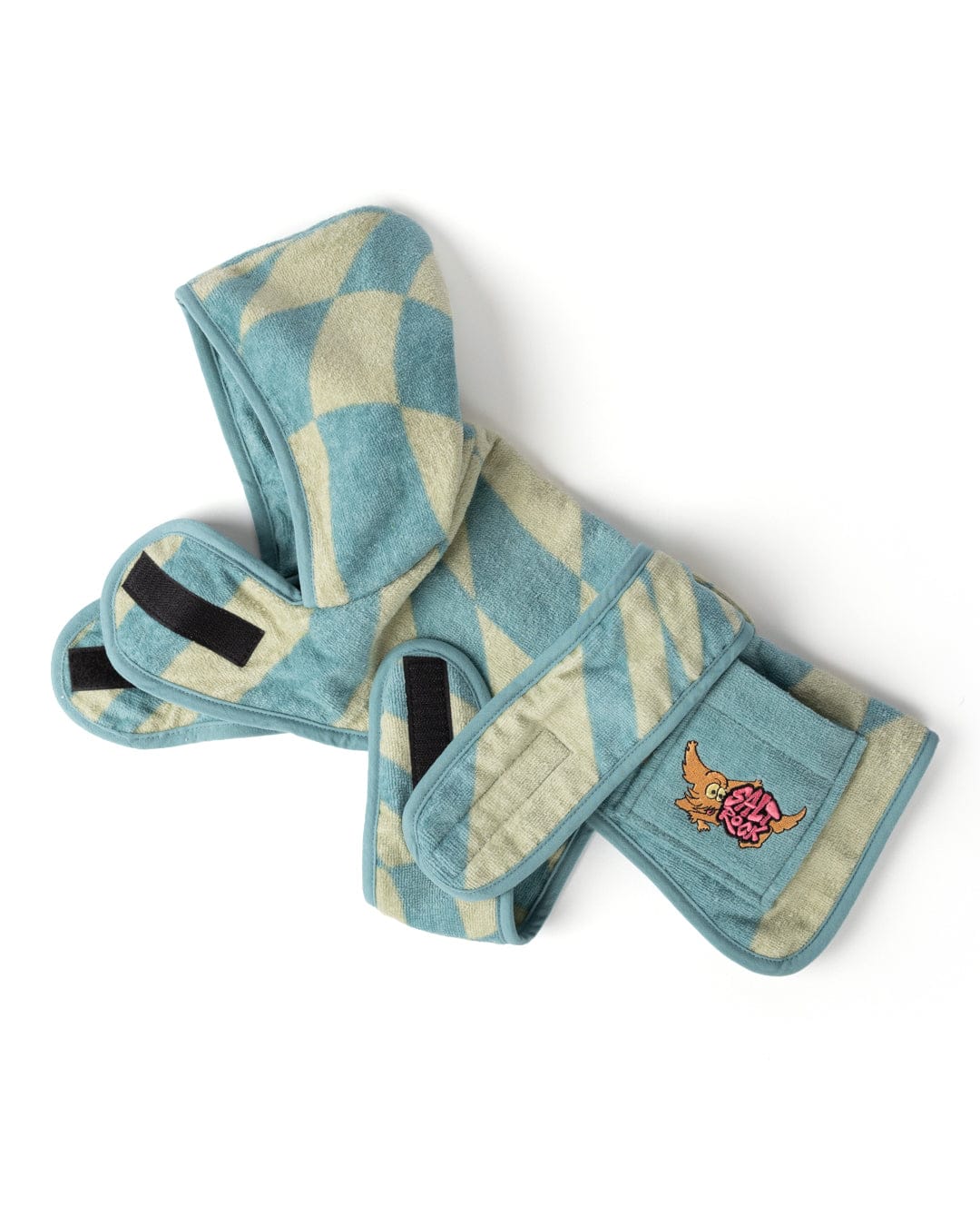 Warp Pet Towelling Robe in Light Blue - Image 3