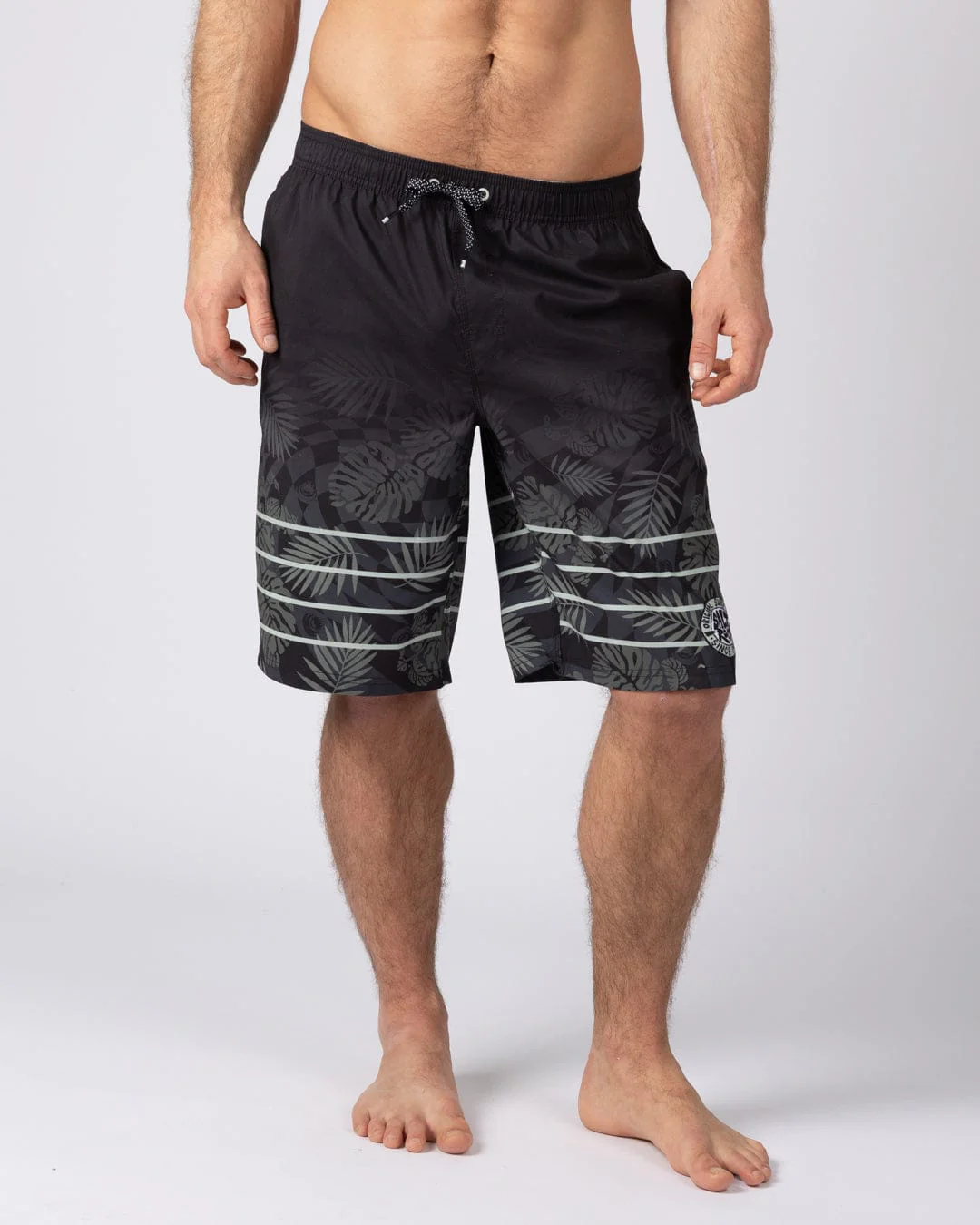 Warp Surf Mens BoardShort in Dark Grey - Image 4