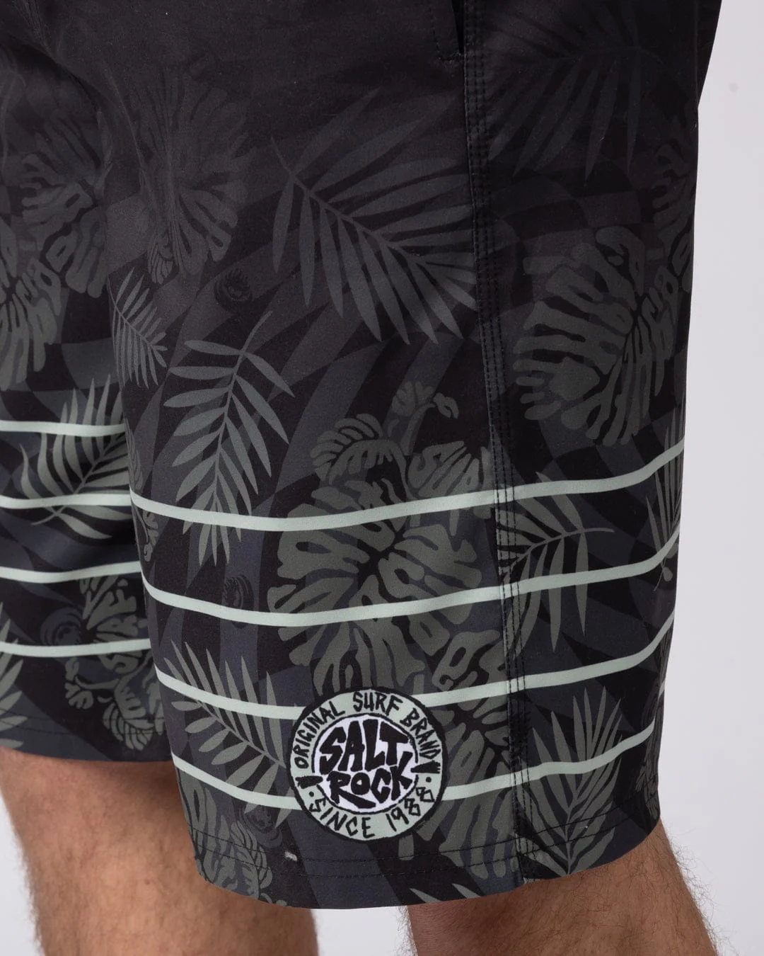 Warp Surf Mens BoardShort in Dark Grey - Image 5