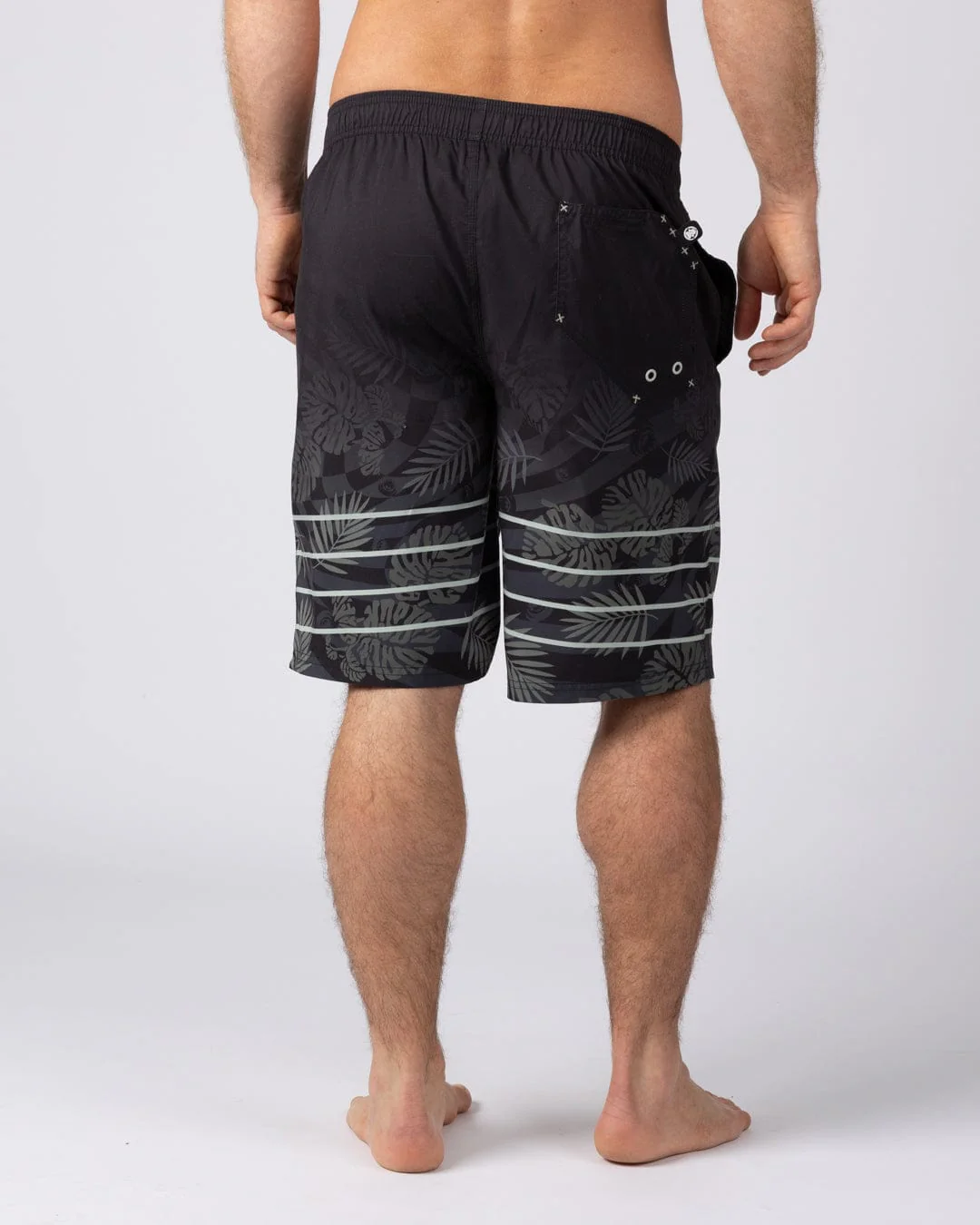 Warp Surf Mens BoardShort in Dark Grey - Image 6