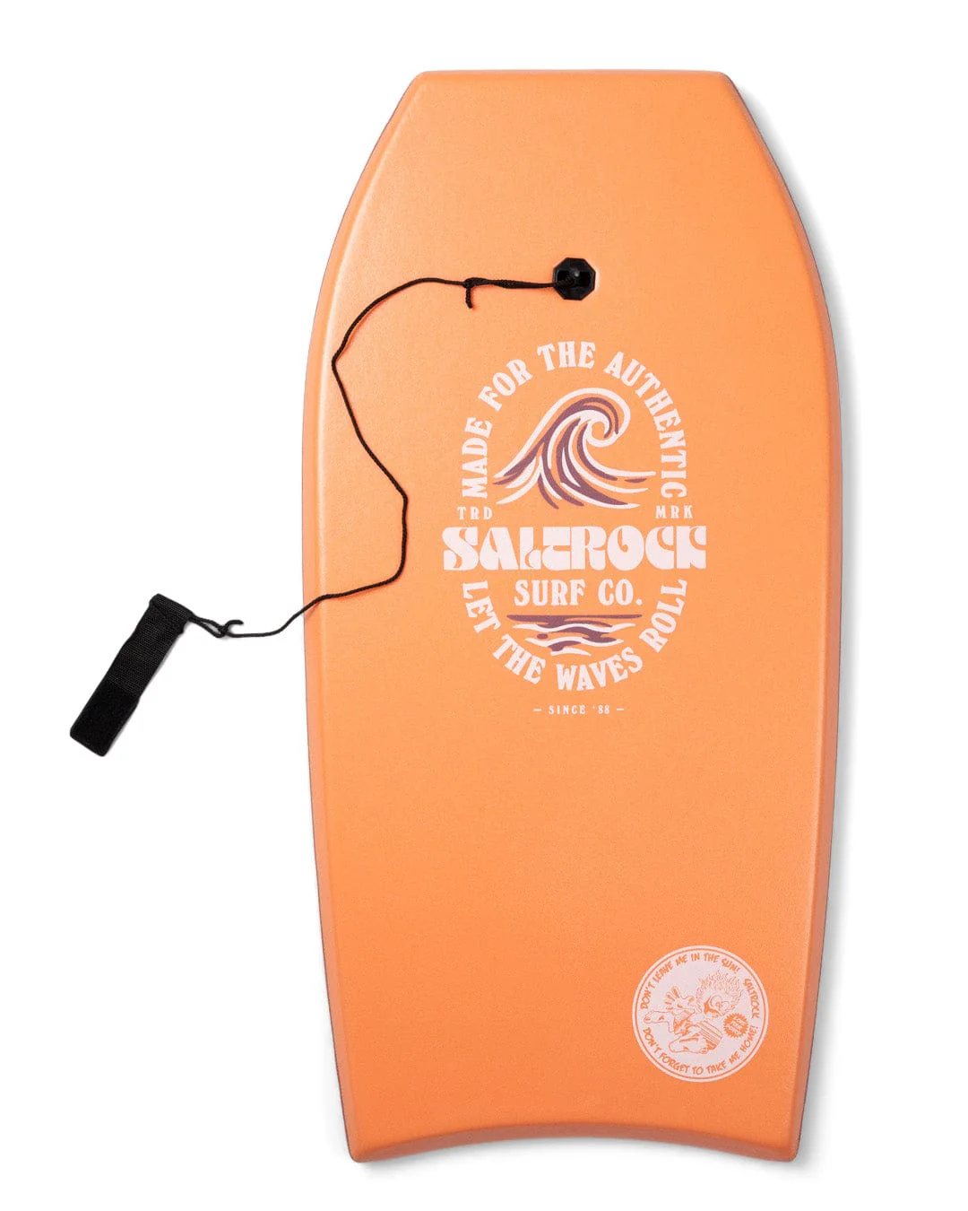 Waves Roll Bodyboard in Light Orange - Image 4