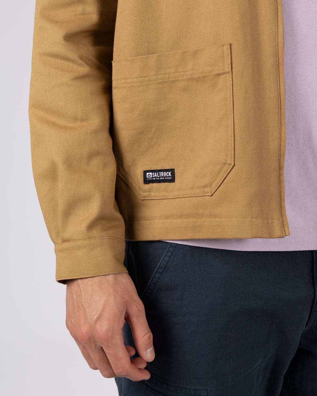 Wyatt Origins Mens Casual Jacket in Brown - Image 10