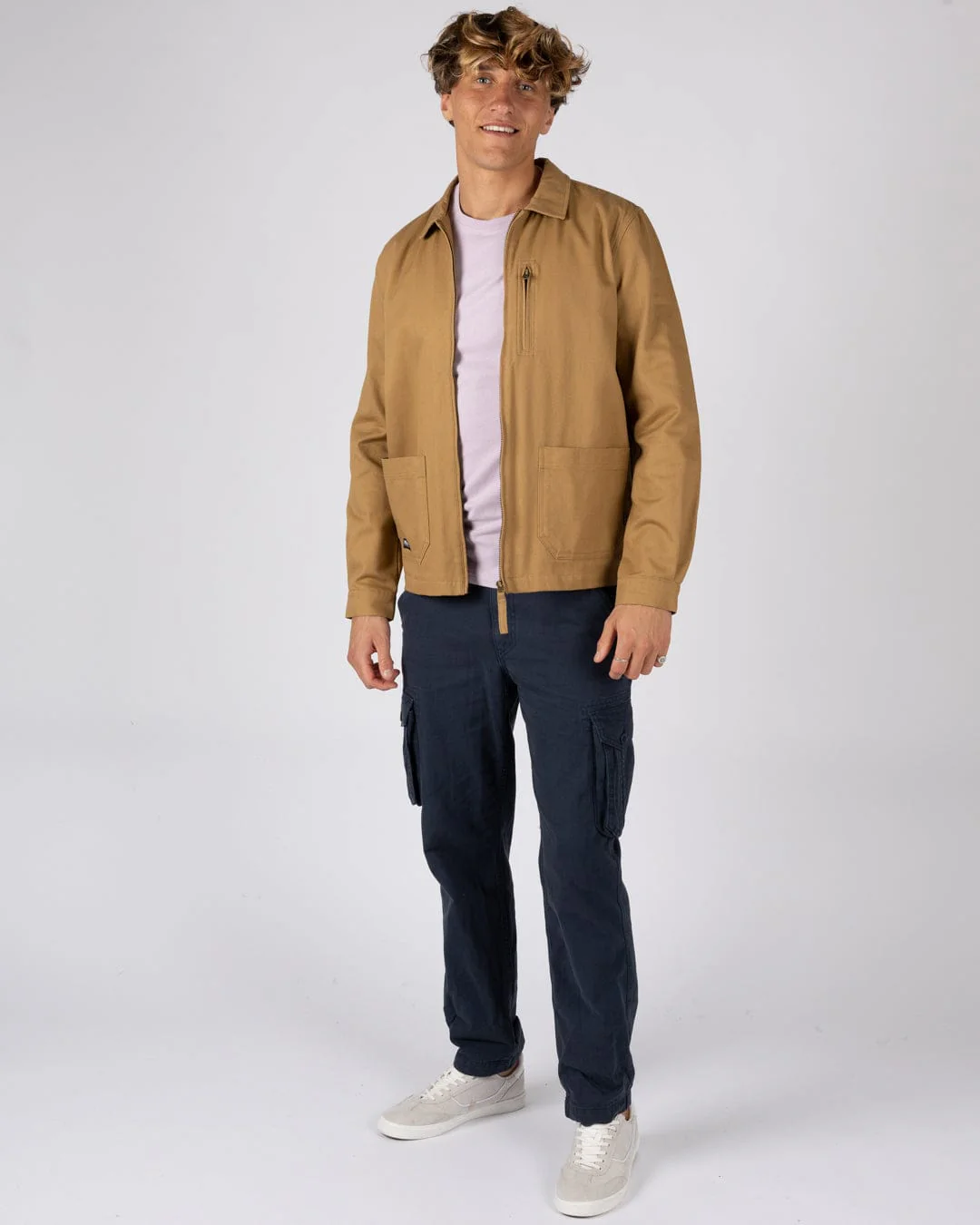 Wyatt Origins Mens Casual Jacket in Brown - Image 6