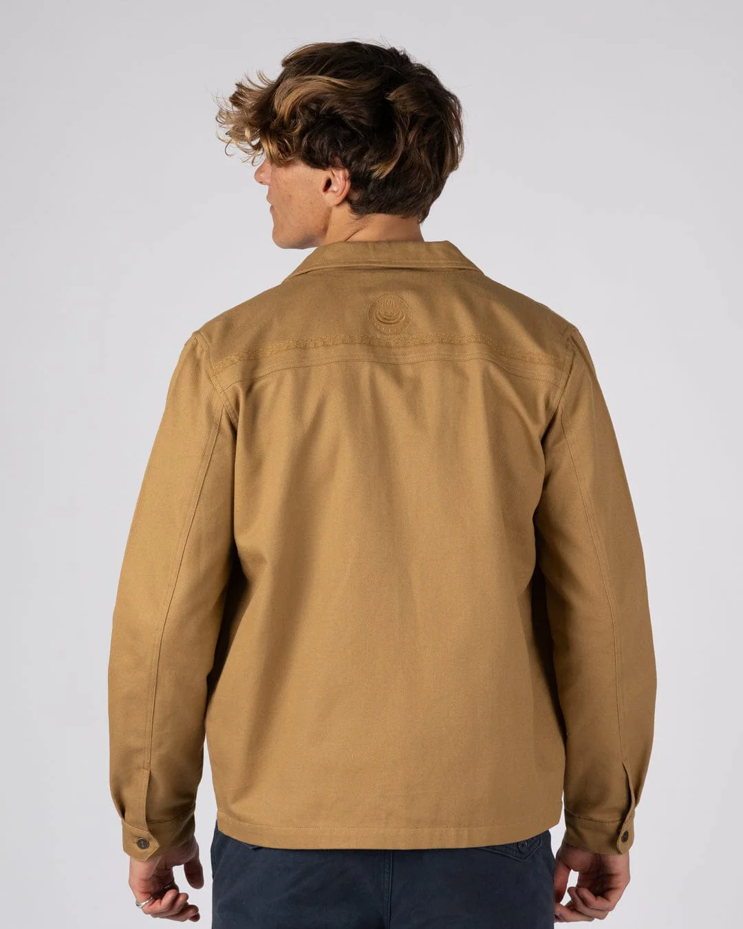 Wyatt Origins Mens Casual Jacket in Brown - Image 8