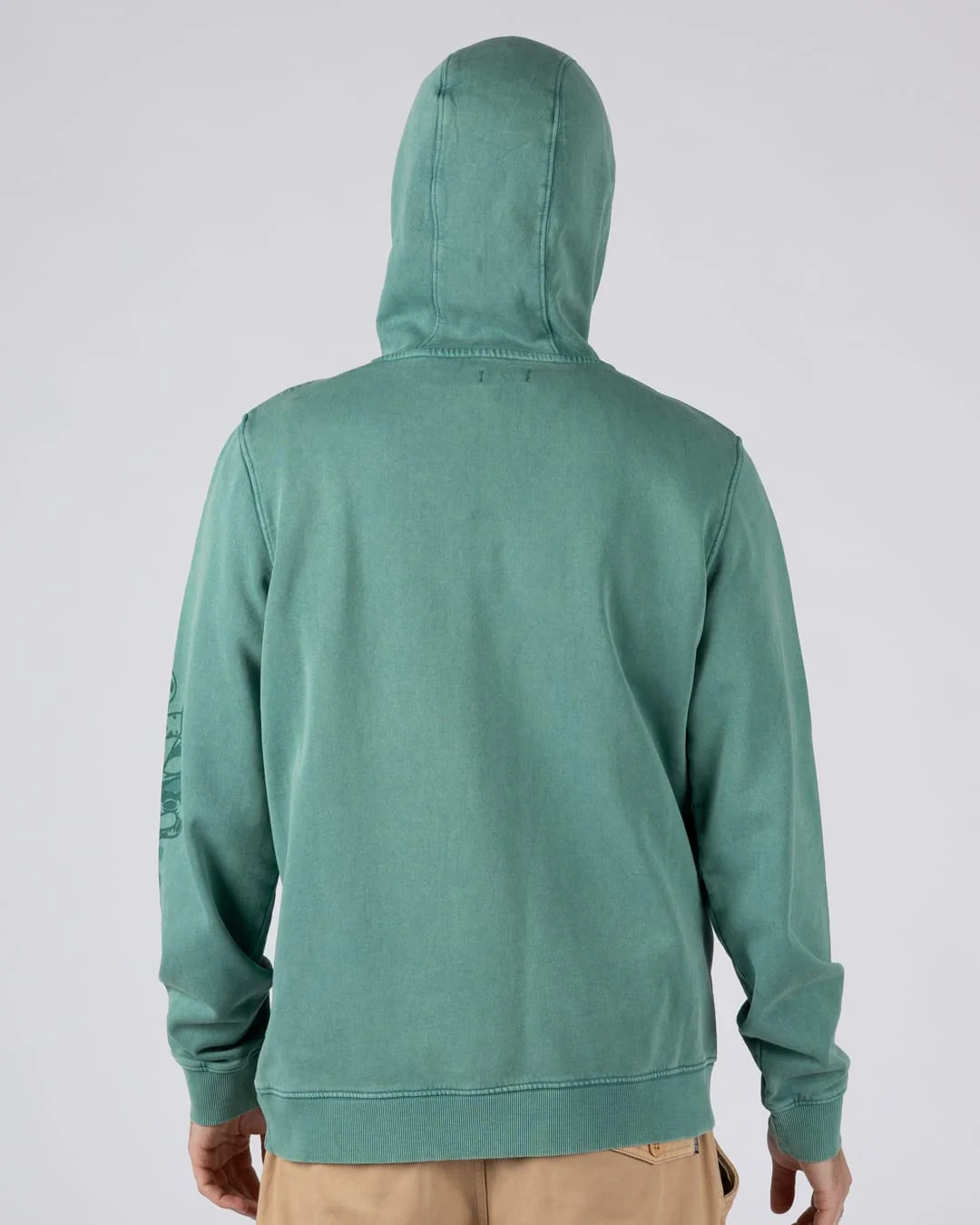 Yesterday's Youth Mens Pop Hoodie in Green - Image 3