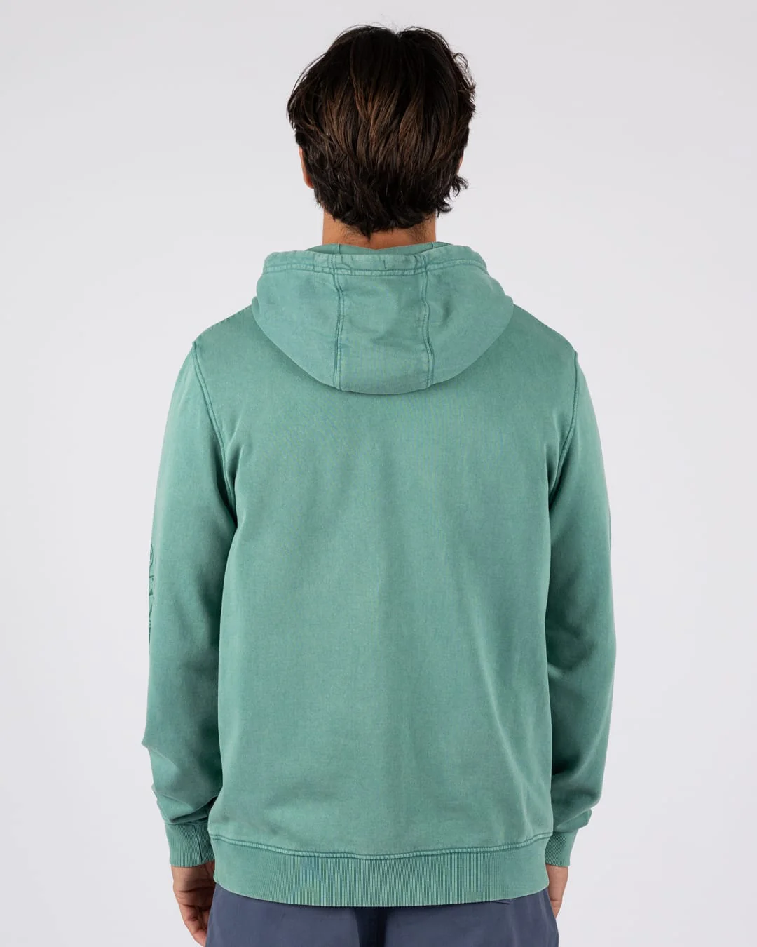 Yesterday's Youth Mens Pop Hoodie in Green - Image 6