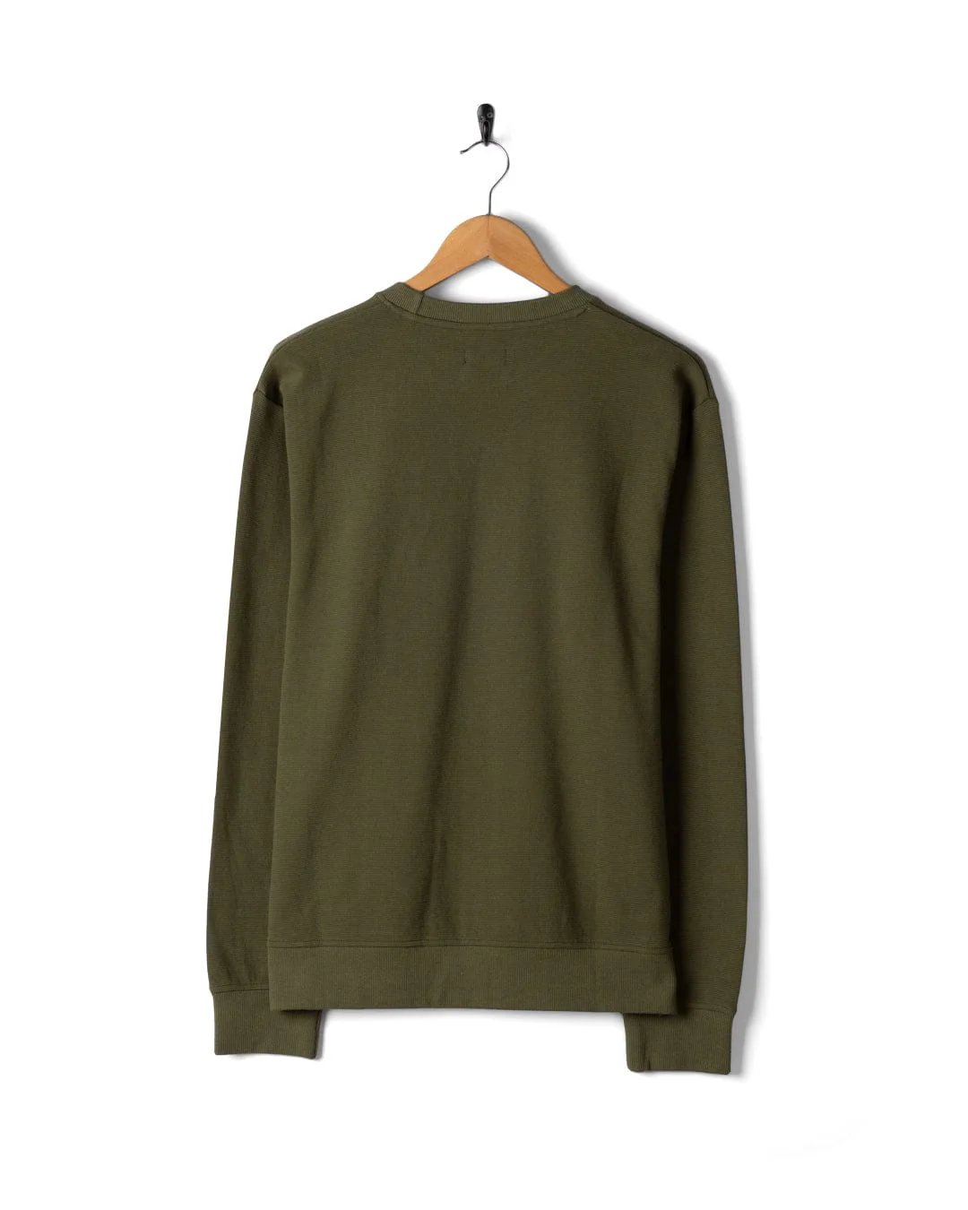 Yin Yang Sun Mens Sweatshirt in Green - Image 6